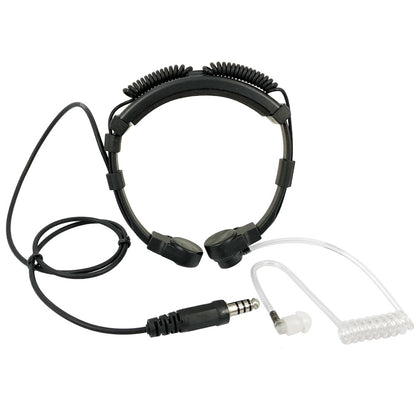 Tactical Heavy Duty Headset Neck Throat Mic U94 PTT